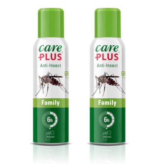 2x Care Plus Anti Insect Icaridin Aerosol - 100ml